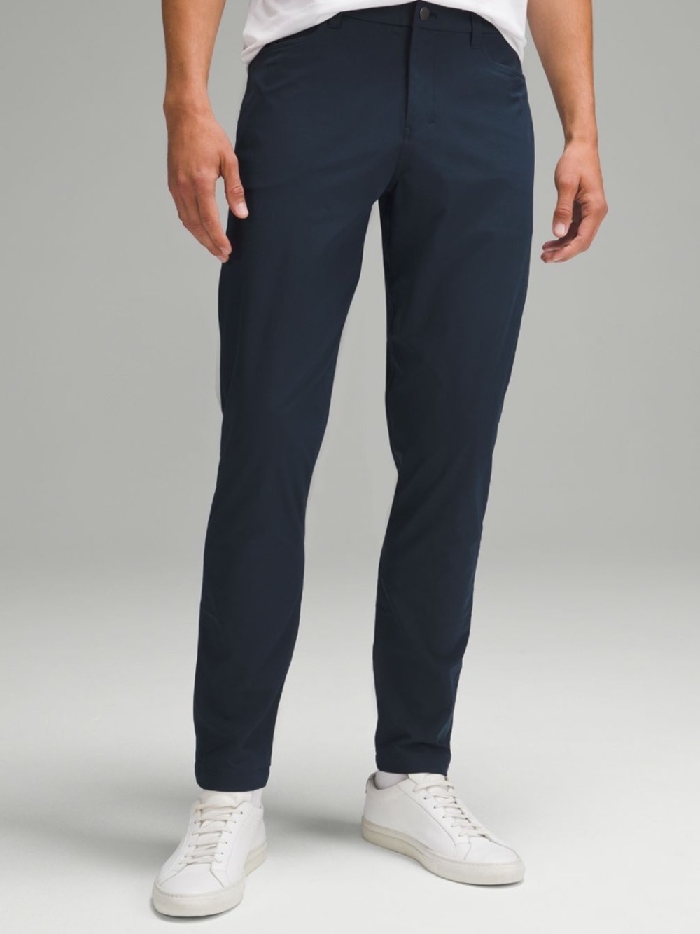 Lululemon ABC Classic-Fit Trouser Men’s 40 Navy Warpstreme Stretch Dress Pants